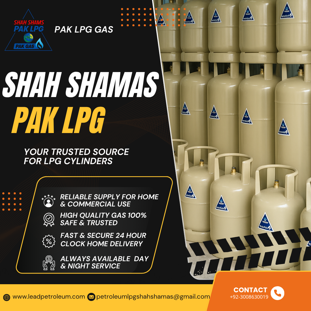 Shah Shamas Pak LPG  Social Media Post Design